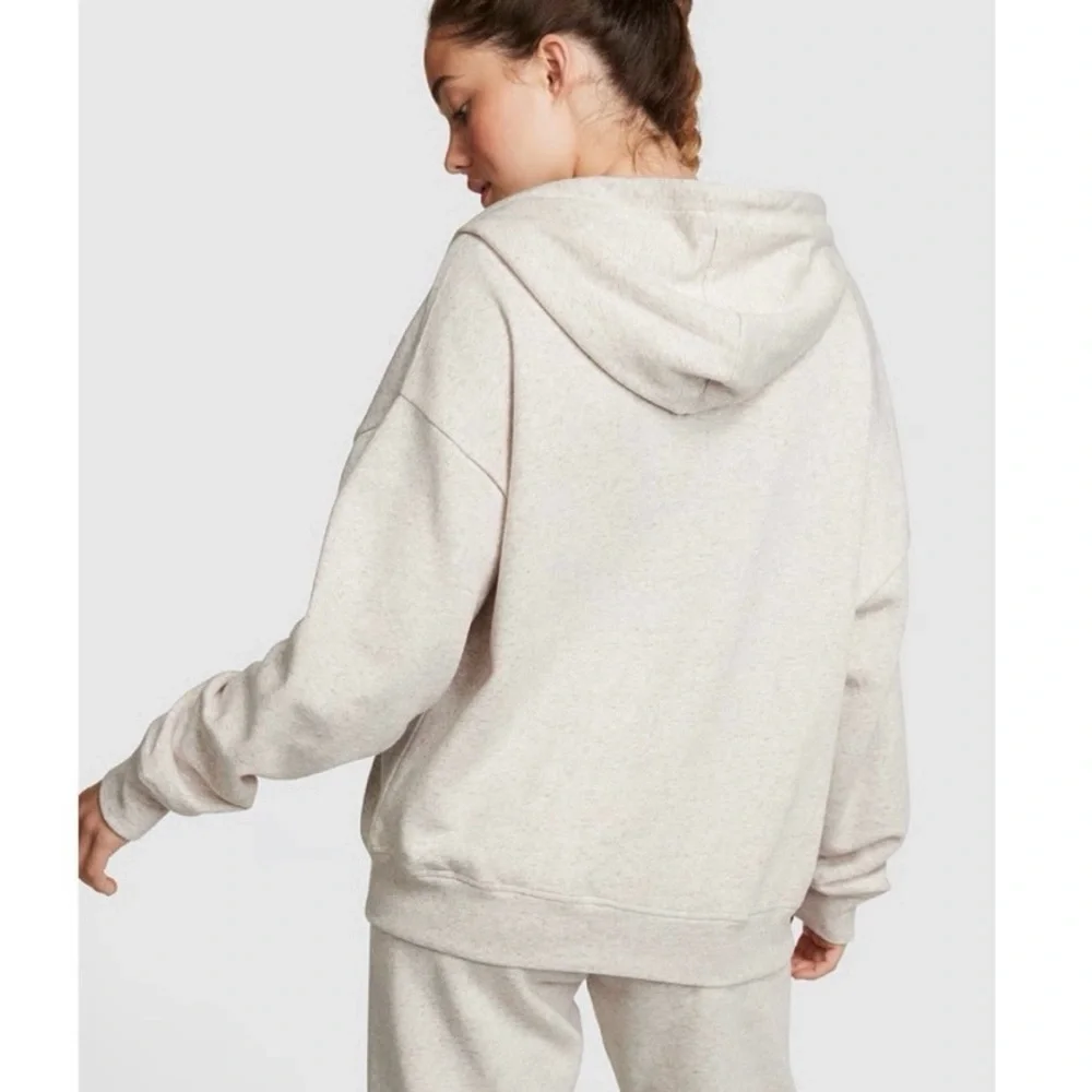Victoria Secret Everyday Relaxed Fleece Full Zip Hoodie XL
